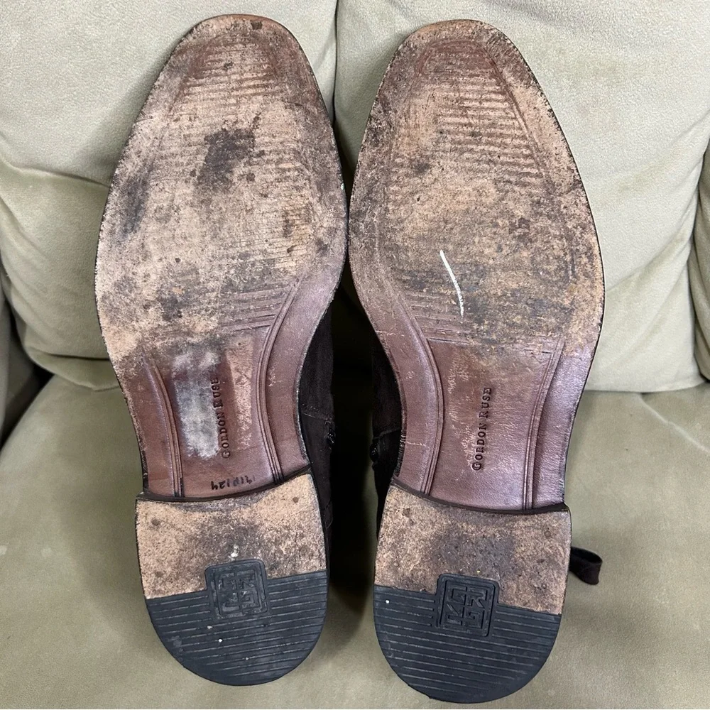 Gordon Rush Chocolate Nubuck Leather Bowery Boot 8 - Picture 5 of 11